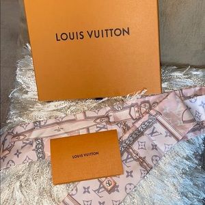 COPY - Louis Vuitton rare pink scarf/band